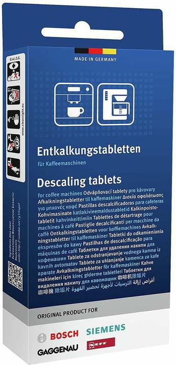 Actual product image Bosch Hausgeräte Descaling tablets