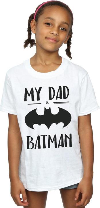 Image du produit - T-shirt BATMAN MY DAD IS BATMAN - Fille (140, 146)