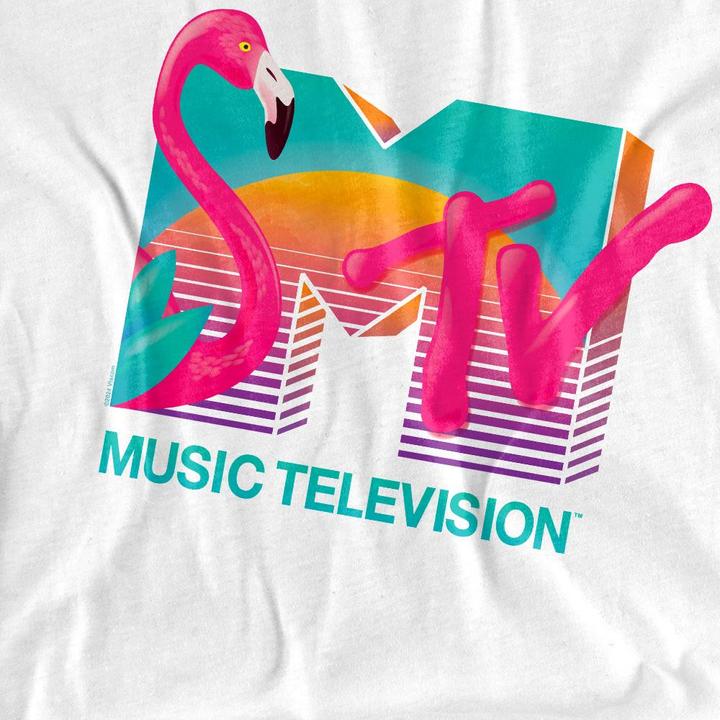Immagine prodotto MTV Vibrant Maglietta Tramonto del Fenicottero Adulto Unisex (S)