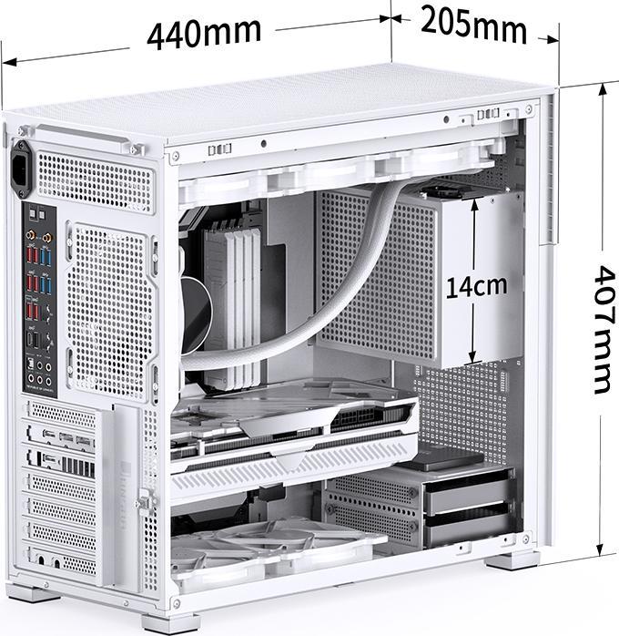 Actual product image Jonsbo D41 Mesh Screen (ATX, DTX, mATX, Mini-ITX)