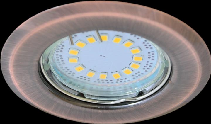 Image du produit Tracon Einbauleuchte für Spotlampen, mat kupfer