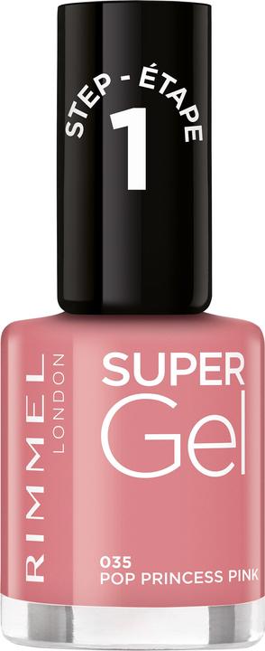 Produktbild Rimmel London Rimmel - Super Gel Nail Polish 035 Pop Princess Pink (035, Farblack)