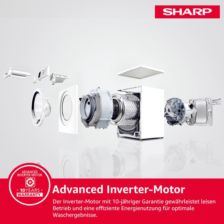 Immagine prodotto Sharp ES-NFB714CWA-DE (7 kg, A sinistra)