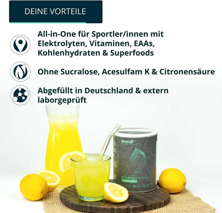 Image du produit Brandl-Nutrition Endurance Vegan (Citron, 1 pcs, 600 g)