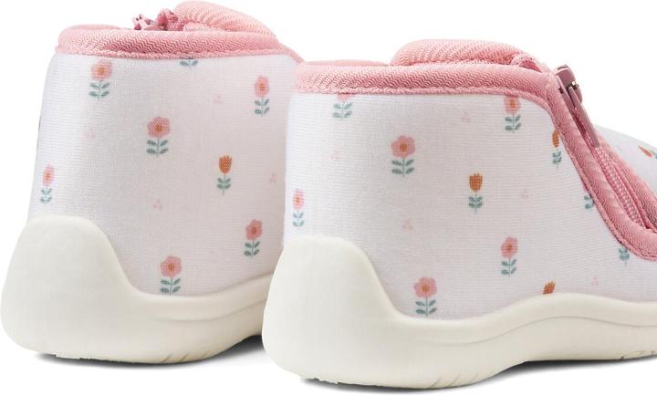 Actual product image La Redoute Collections Flowered baby shoes with zip (25)