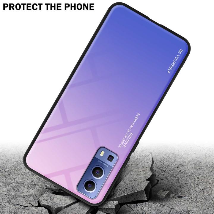 Image du produit Cadorabo TPU 2 couleurs Housse en verre (Vivo Y72 5G, Vivo Y52s 5G)