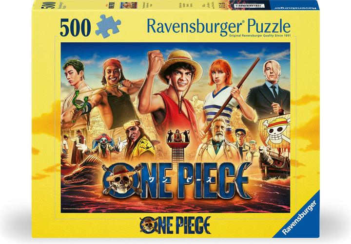 Produktbild Ravensburger Puzzle 12001499 - The Adventures of the Straw Hat Pirates - 500 Teile Puzzle für (500 Teile)