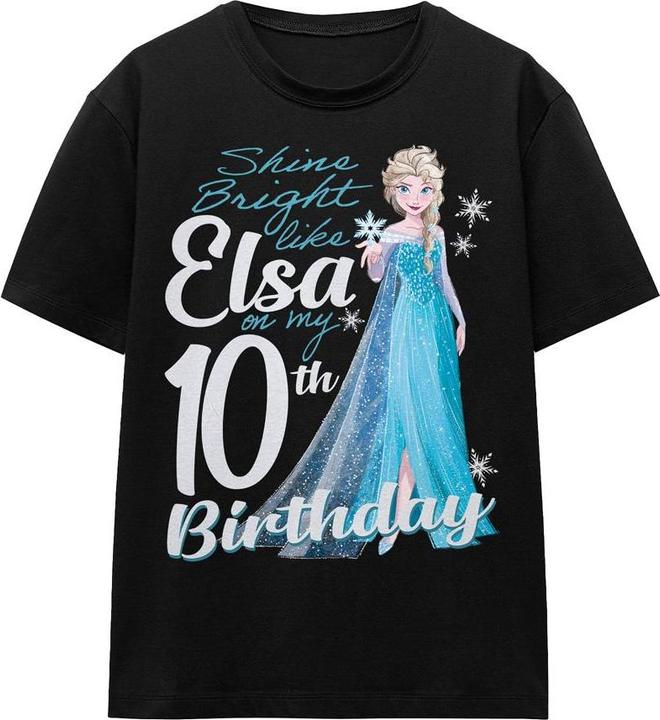 Produktbild Disney Frozen Bright Like Elsa TShirt 10. Geburtstag (L)