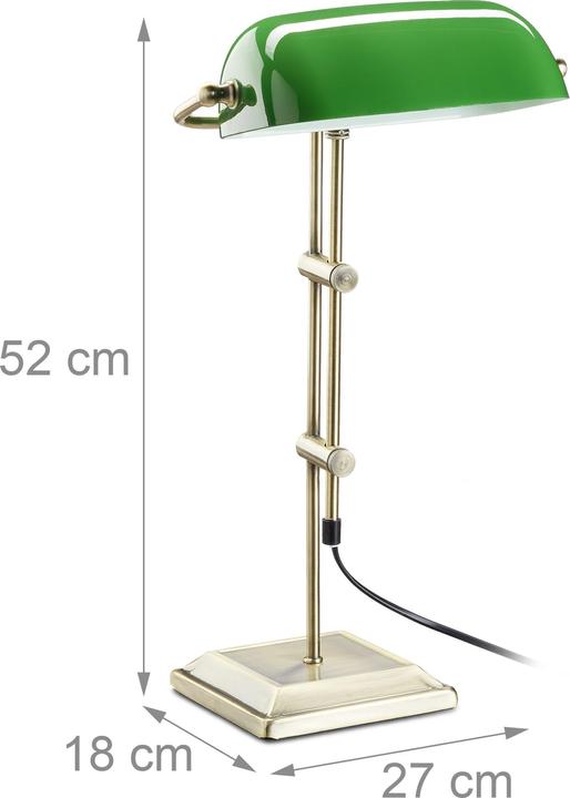 Immagine prodotto Relaxdays Lampada da banchiere (E27)
