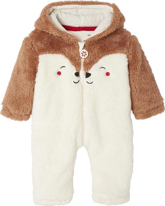 Image du produit Vertbaudet Combinaison de Noël pour bébé en peluche, renne (62)