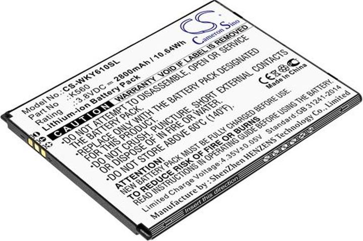 Produktbild NoName Battery for Wiko Y61 etc