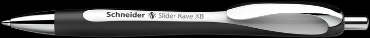 Actual product image Schneider Ballpoint pen Slider Rave (White and black, 1 x)