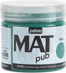 Actual product image Pebeo Acrylic Mat Pub (Duckweed, 140 ml)