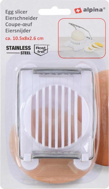 Actual product image alpina Egg slicer 8x10x3cm PP+SS
