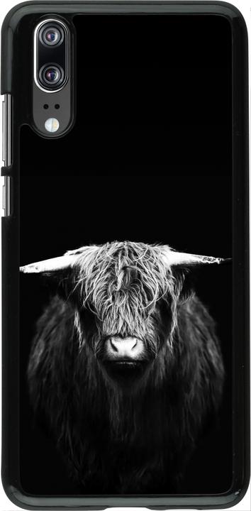 Actual product image PhoneLook Cover Highland calf black (Huawei P20)