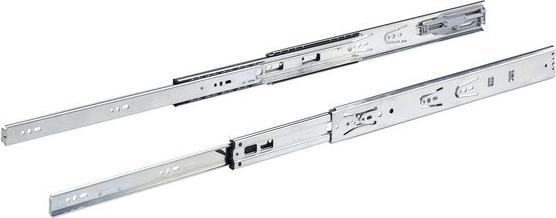 Immagine prodotto Hettich Schubladenschiene Vollauszug 400 mm mit Anschlagdämpfung chromatiert 9126921 2 Stück