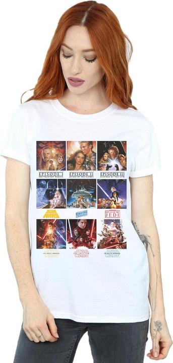 Immagine prodotto Star Wars Poster Saga Maglietta Ampia Donna (5XL)