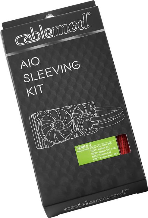 Immagine prodotto CableMod Kit di manicotti AIO EVGA, NZXT (Tubo cavi, 10 cm)