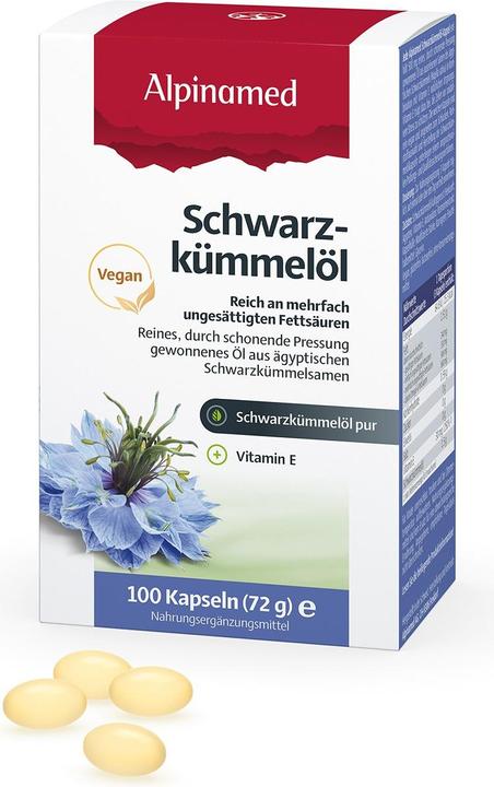 Produktbild Alpinamed Schwarzkümmelöl (100 Stück, Kapseln, 112 g)