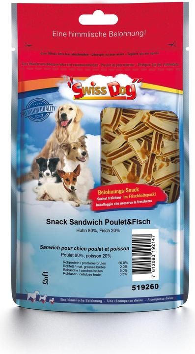Produktbild SwissDog Snack Sandwich (Adult, 1 Stk., 500 g)