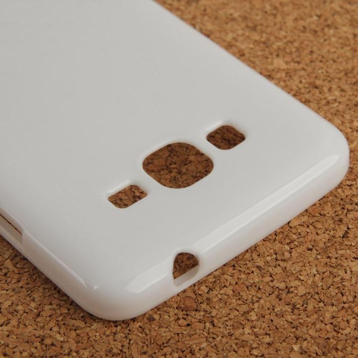 Actual product image König Design Protective cover TPU Case for mobile Samsung Galaxy Grand Prime SM G530H White (Samsung Galaxy Grand Prime)