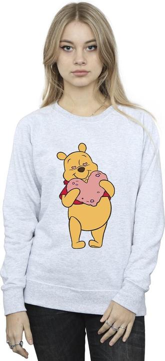 Actual product image Disney Womens/Ladies Winnie The Pooh Heart Eyes Sweatshirt (M)