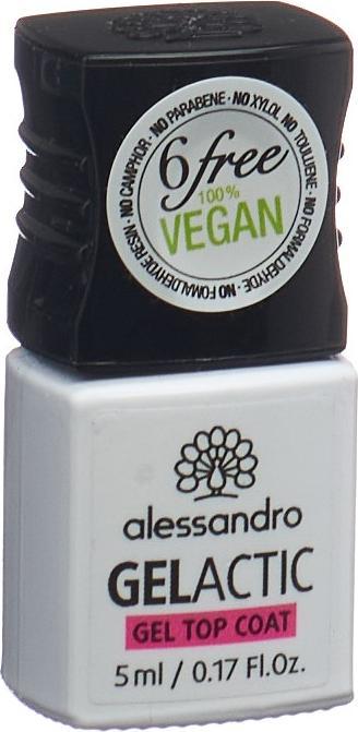 Actual product image Alessandro Gelactic - Gel Top Coat (Transparent, Top coat)
