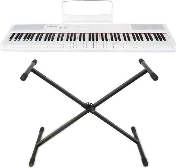 Produktbild Artestia Artesia Performer Stage-Piano Weiss mit Keyboard-Ständer (88 Tasten)