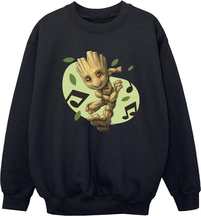 Guardians Of The Galaxy Groot Musical Notes Sweatshirt Jungen
