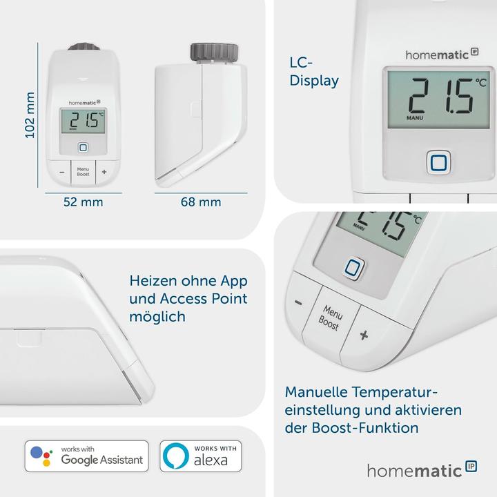 Actual product image Homematic IP Radiator thermostat