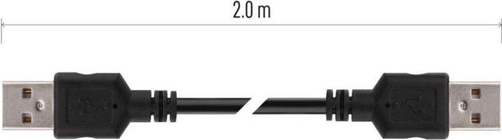 Actual product image Emos USB cable 2.0 A plug - A plug 2m (2 m, USB 2.0)