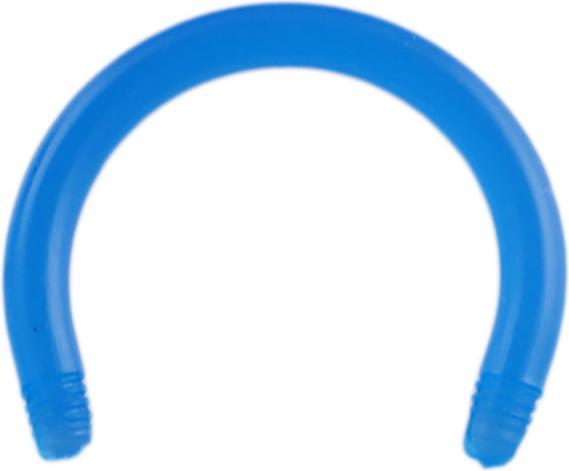 Star Piercing Micro Circular Barbell-Stab hellblau (Acryl, ohne Messing)