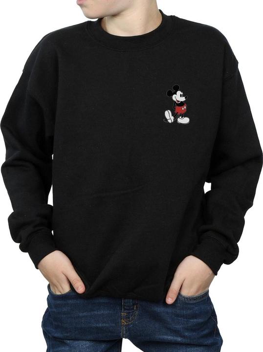 Actual product image Disney Boys Mickey Mouse Kickin Retro Chest Sweatshirt (152, 158)