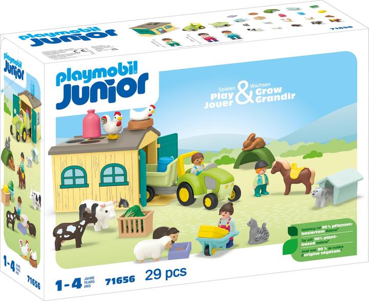 Produktbild Playmobil Bauernhof-Abenteuer Traktor (71656)