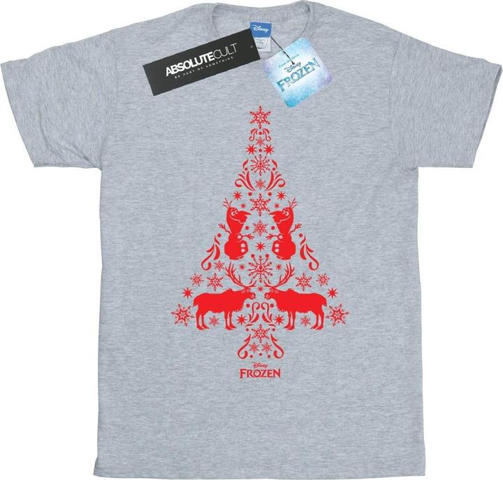 Immagine prodotto Disney Frozen Christmas Tree Maglietta Ampia Donna (XXL)