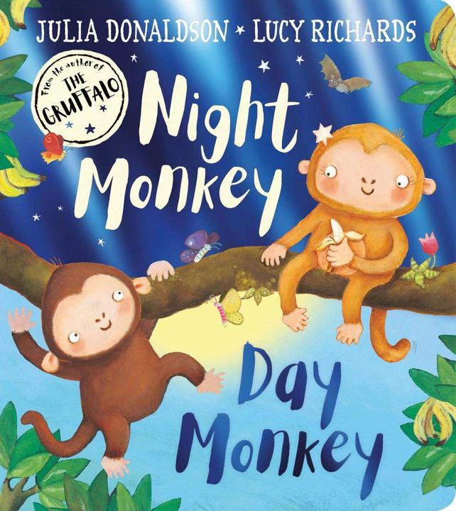 Image du produit Singe de nuit, Singe de jour (Anglais, Julia Donaldson, Lucy Richards, 2021)