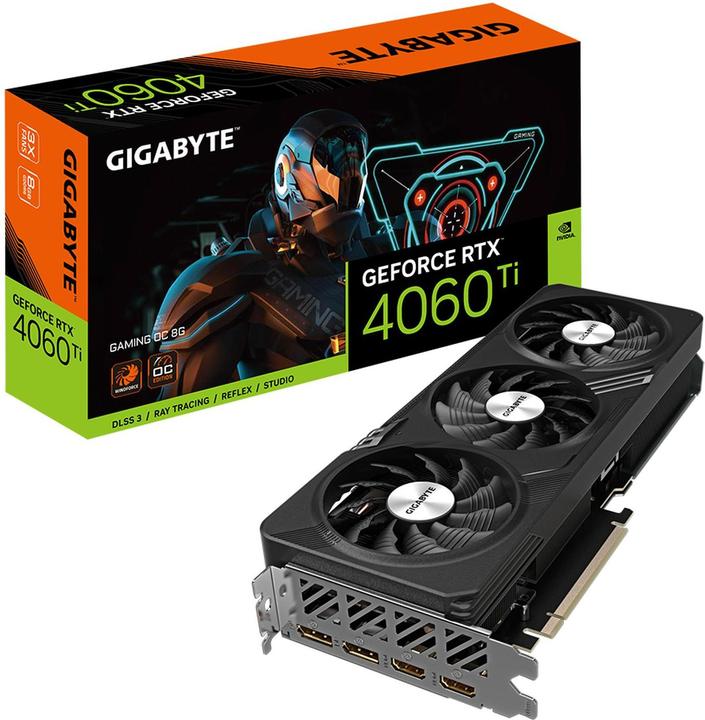 Immagine prodotto Gigabyte VGA GBT RTX4060TI 8GB Gaming OC (8 GB)