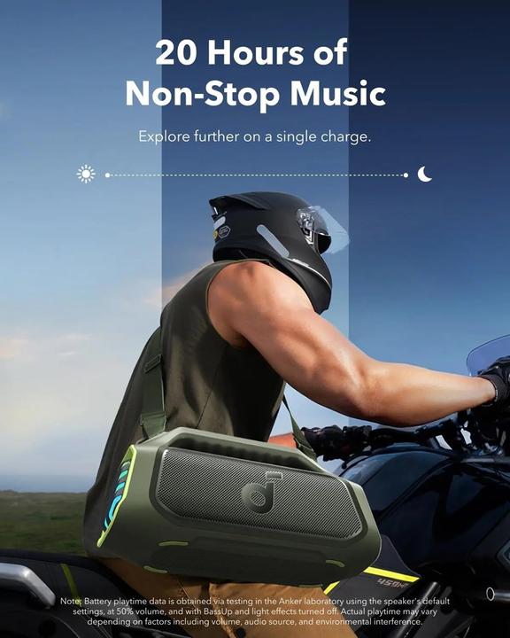 Actual product image soundcore Głośnik bezprzewodowy Boom 2 Plus 140W Zielony (20 h, Battery operated)