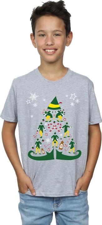 Actual product image Elf Boys Christmas Tree T-Shirt (116)