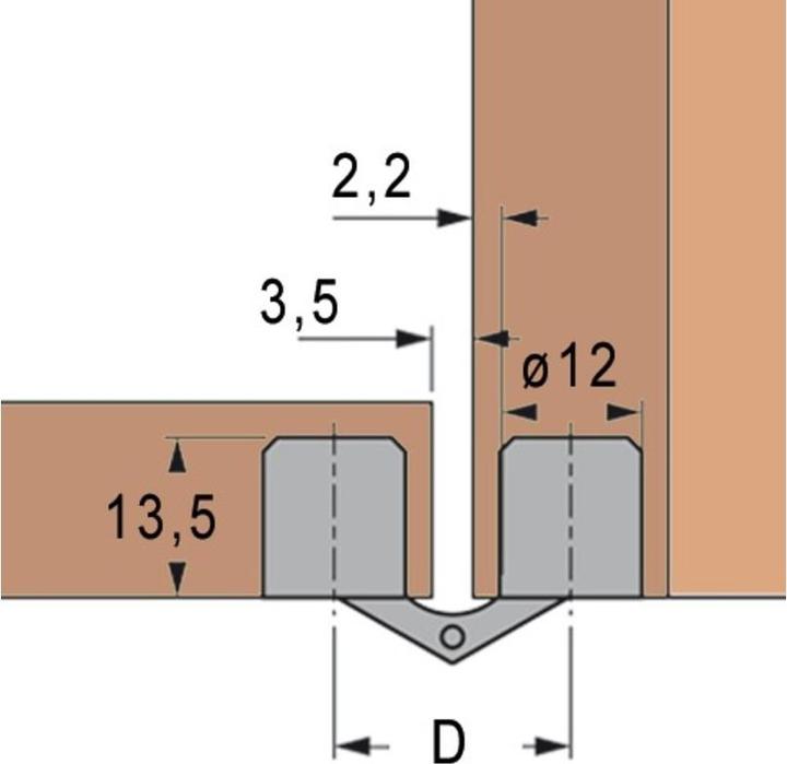 Produktbild Werkstarck Möbelscharniere