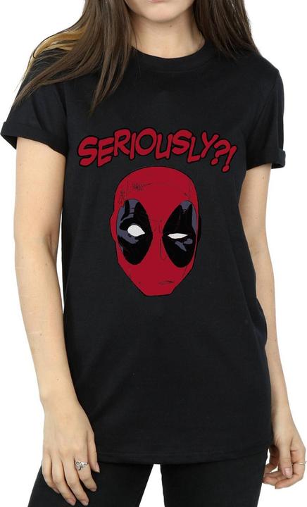 Image du produit Deadpool T-shirt boyfriend en coton Seriously Womens/Ladies (XL)