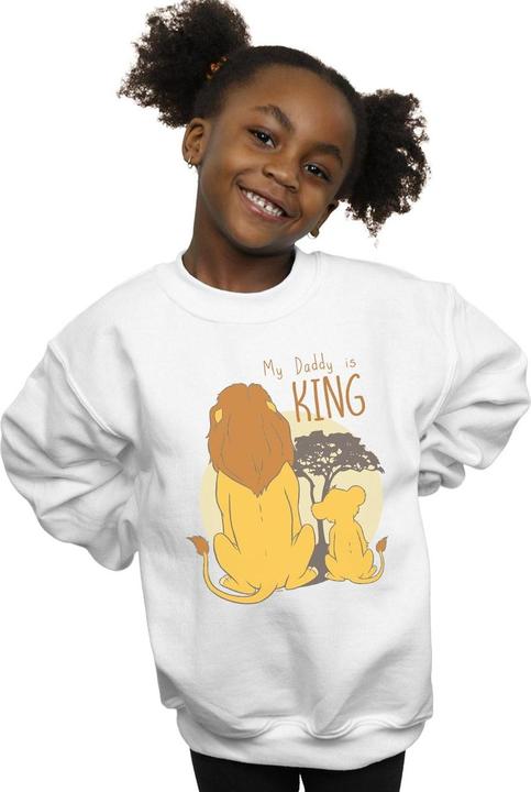 Produktbild Disney The Lion King My Daddy Is King Sweatshirt Mädchen (128)