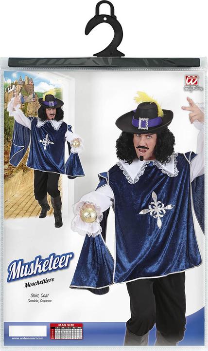 Image du produit Widmann Costume de mousquetaire (chemise, casaque) (M)