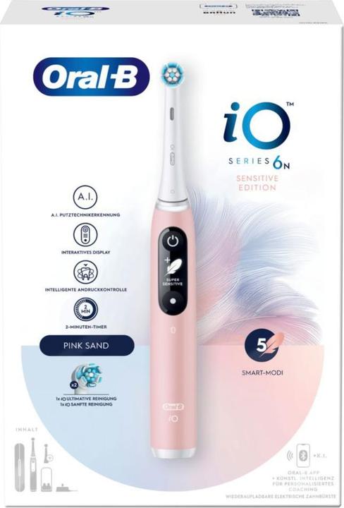 Actual product image Oral-B iO 6 + Sensitive (Oscillating toothbrush)