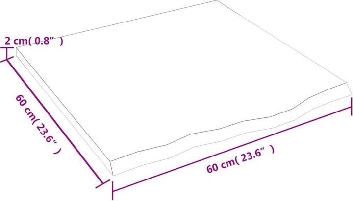 Produktbild VidaXL Gianna (60 x 60 x 2 cm)