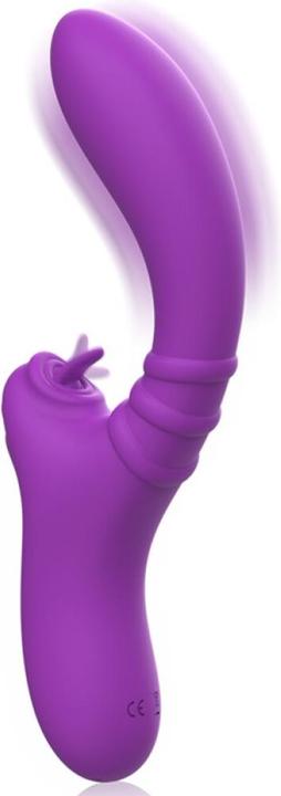 Immagine prodotto Intense Vibratore Harry Flessibile Con Lingua Viola