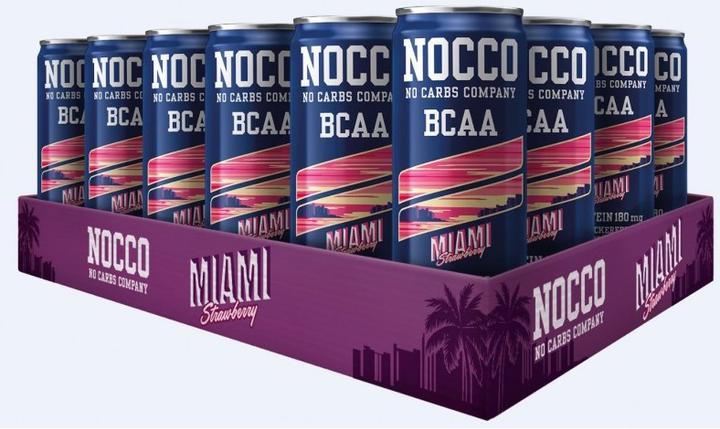 Immagine prodotto Nocco BCAA Miami (24x330ml) (Fragola, 1 x)