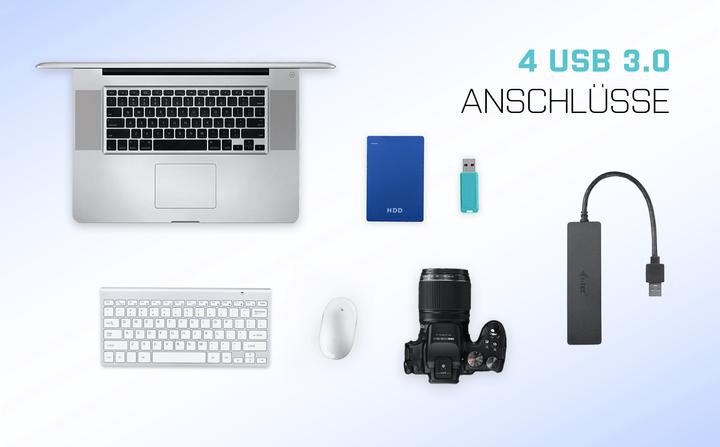 Immagine prodotto i-tec U3HUB404 (USB-A, 4 Porti)