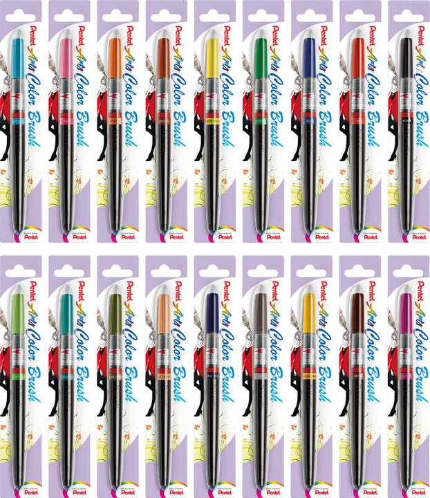 Produktbild Pentel Pinselstift (Weinrot, 1 x)