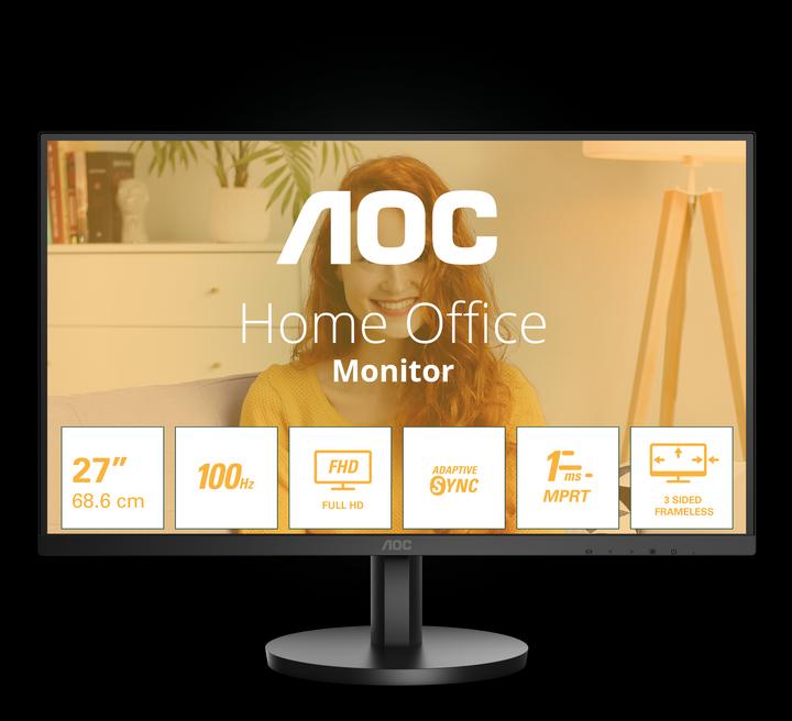 Actual product image AOC 27B3HMA2 (1920 x 1080 pixels, 27")